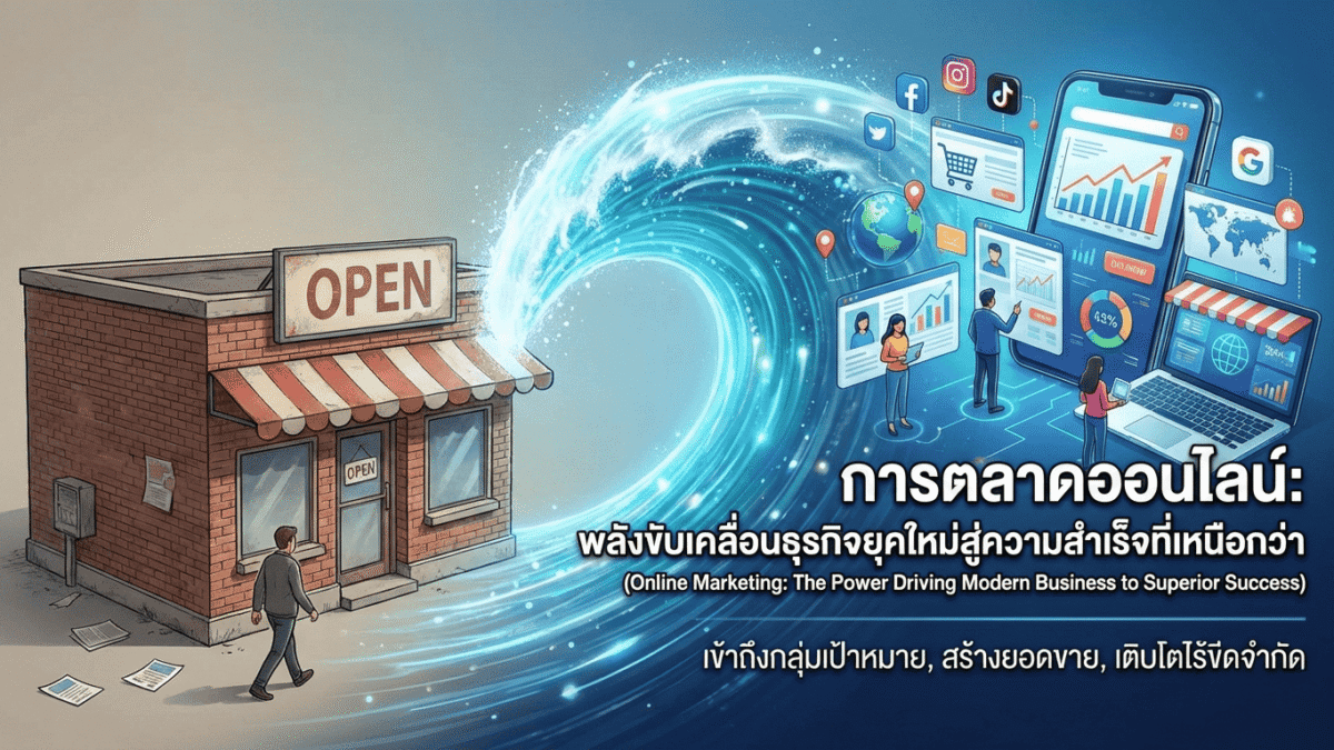 การทำการตลาดออนไลน์ มีผลกระทบมหาศาลแค่ไหนกับธุรกิจในยุคปัจจุบัน?